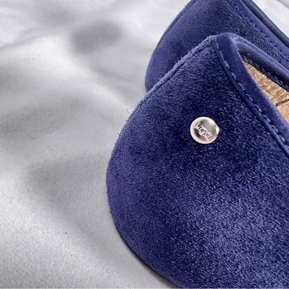 Ugg Alloway Crystal Bow Ballet Flats Sz 9.5 - Picture 7 of 9